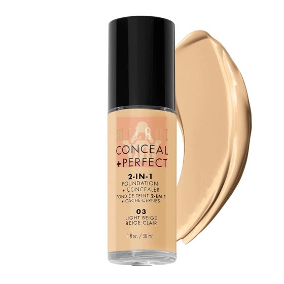 Milani Conceal + Perfect 2-In-1 Foundation + Concealer - 03 Light Beige - 30gm