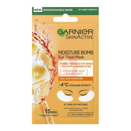 Garnier Skin Active Moisture Bomb Eye Sheet Mask 