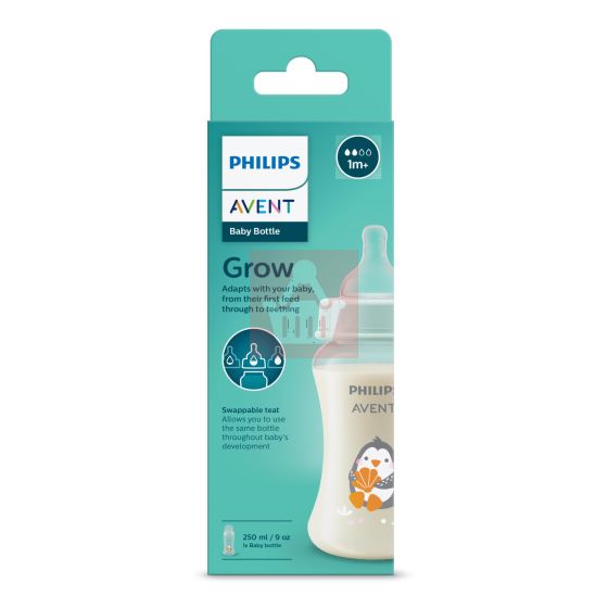 Philips Avent Grow Baby Bottle 250ml-1m+ 