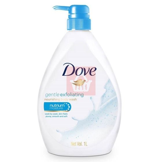 Dove Gentle Exfoliating Nourishing Body Wash 1Ltr
