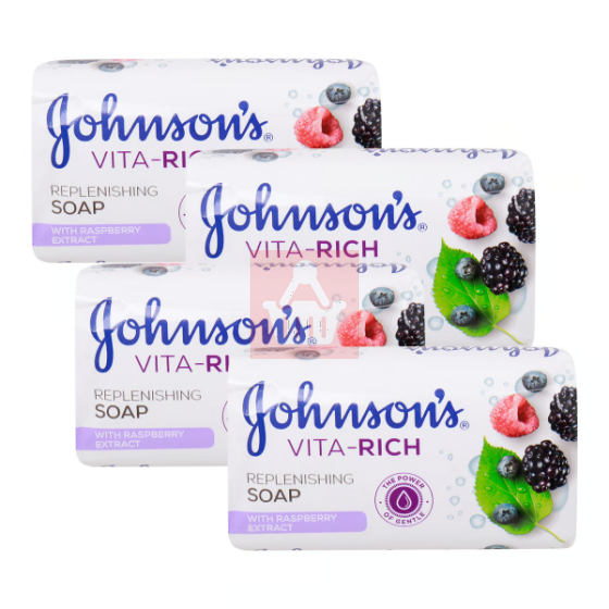 Johnsons Vitarich Replenishing Soap 175Gm