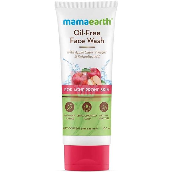 MamaEarth Oil-Free Face Wash with Apple Cider Vinegar & Salicylic Acid 100ml