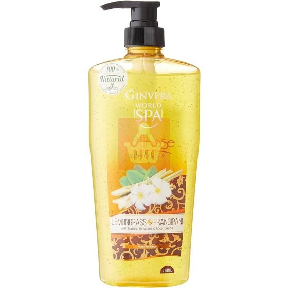 Ginvera World SPA Balinese Lemongrass & Frangipani Shower Scrub 750ml