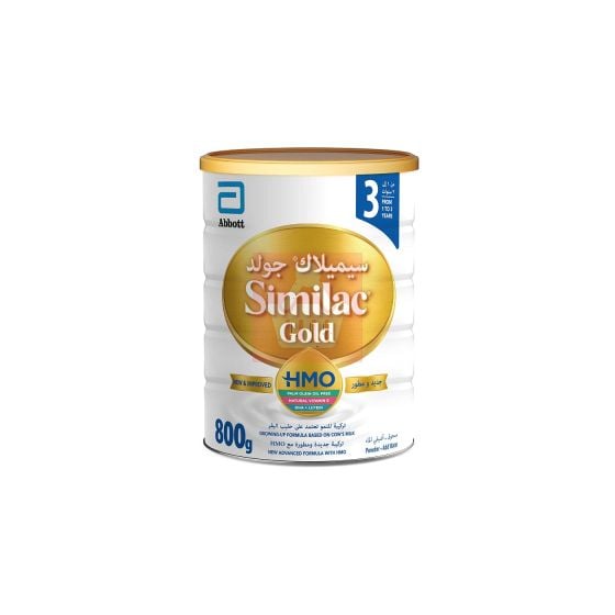Abbott Similac Gold 3 Growing-Up Formula Baby Milk (From 1-3 Years) - 800g (Ireland)