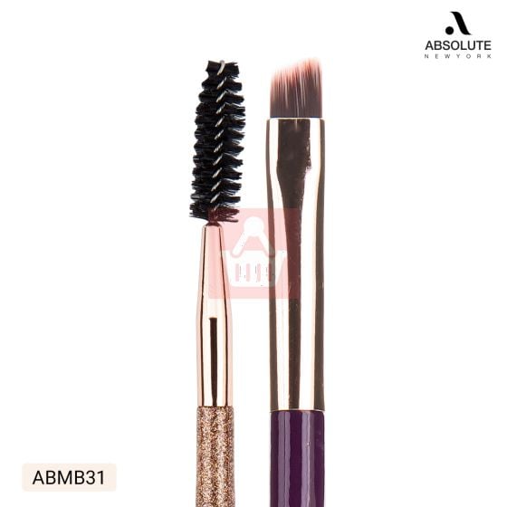 Absolute New York Dual Ended Brow Brush For Eyes - ABMB31