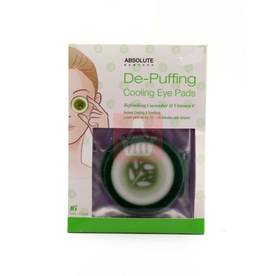 ABNY - De-Puffing Cooling Eye Pads Refreshing Cucumber - 16 Pads - AEP 21
