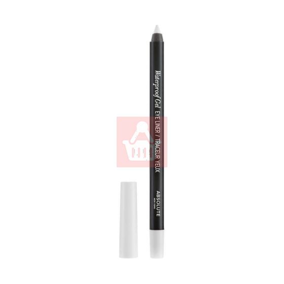 Absolute New York - Waterproof Gel Eye Liner - White Kajal - NFB91 - 1.1gm