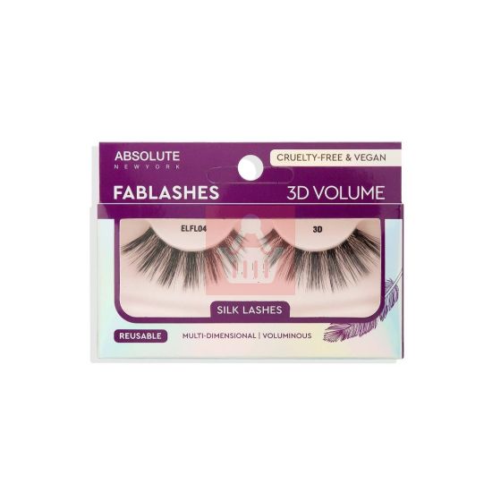 Absolute New York 3D Volume Reusable Eyelashes - ELFL04