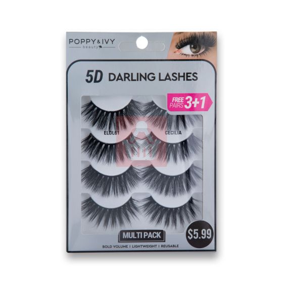 Absolute New York Multipack 5D Darling Eye Lashes - ELDL61 Cecilia