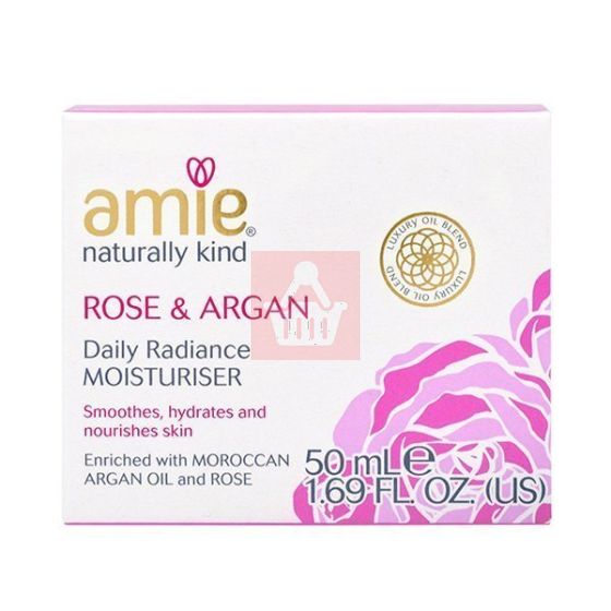 Amie Naturally Kind Rose & Argan Daily Radiance Moisturiser - 50 ml