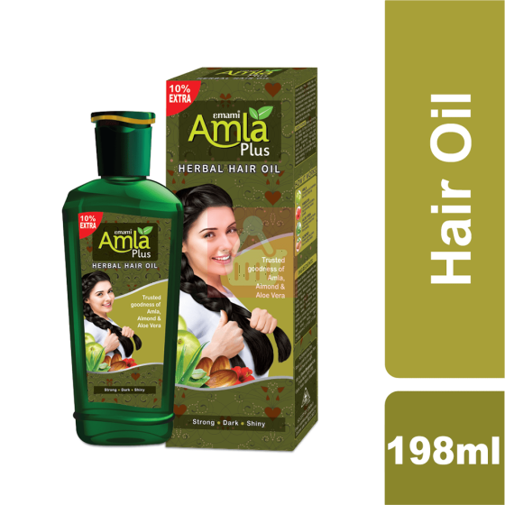 Emami Amla Plus Herbal Hair Oil - 198ml