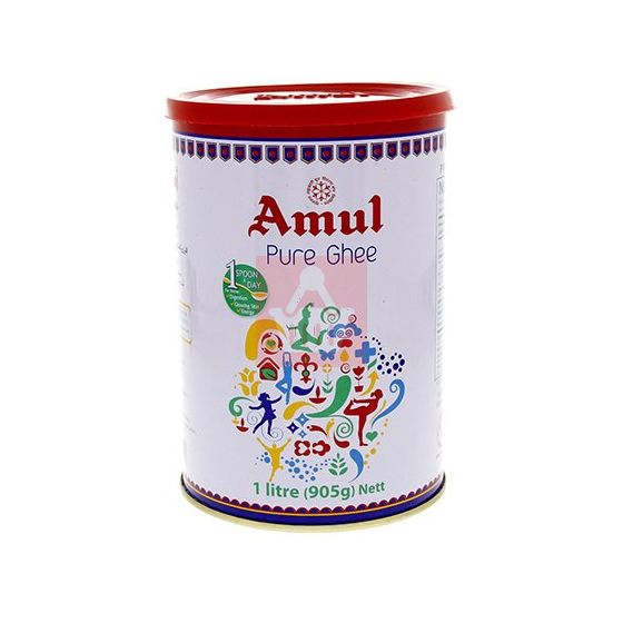 Amul Pure Ghee in Tin - 1ltr (905gm)