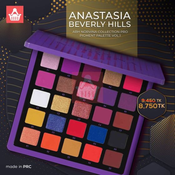 Anastasia Beverly Hills ABH Norvina Collection Pro Pigment Palette Vol.1