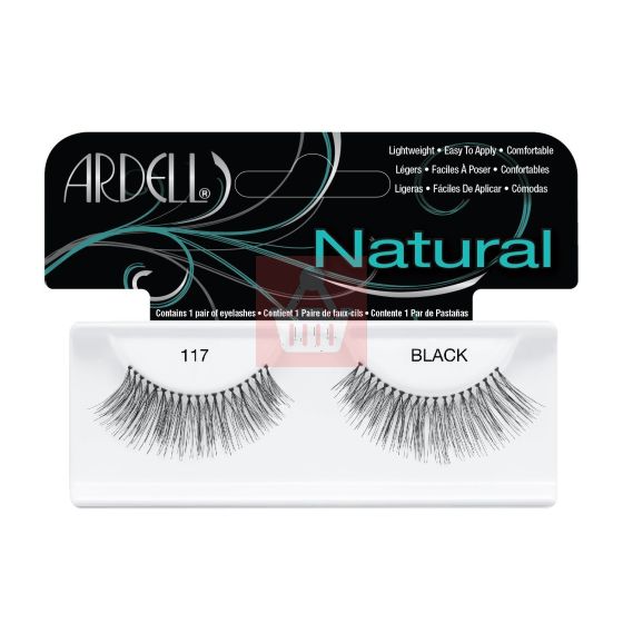 Ardell Natural False Eyelashes - Black - 117