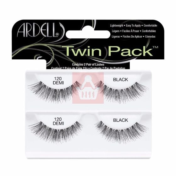 Ardell Natural False Eyelashes - Black - 120 - Demi - 2 Pack