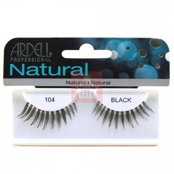 Ardell Natural False Eyelashes - Black - 104