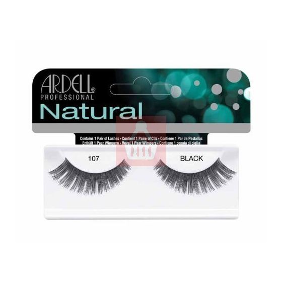 Ardell Natural False Eyelashes - Black - 107
