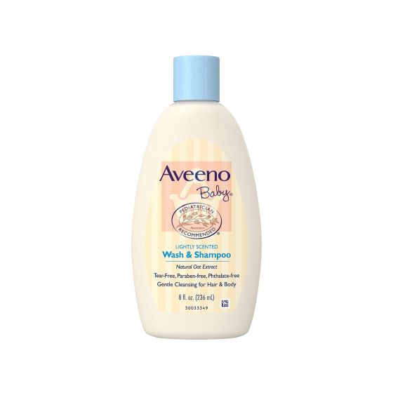 Aveeno Baby Lightly Scented Wash & Shampoo 236ml