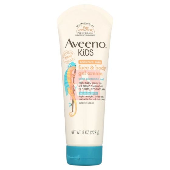 Aveeno Baby Face & Body Gel Cream for Sensitive Skin 227 mL