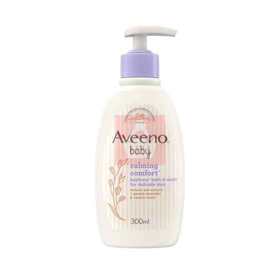 Aveeno Baby Calming Comfort Bedtime Bath & Wash for Delicate Skin 300ml