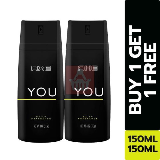 Axe combo 07 - Body Spray (Gold Temptation + Black) - 150+150 ml