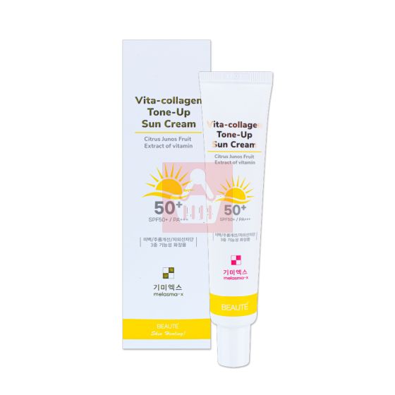Beaute Melasma-x Vita Collagen Tone-up Sun Cream SPF 50+ - 45ml 