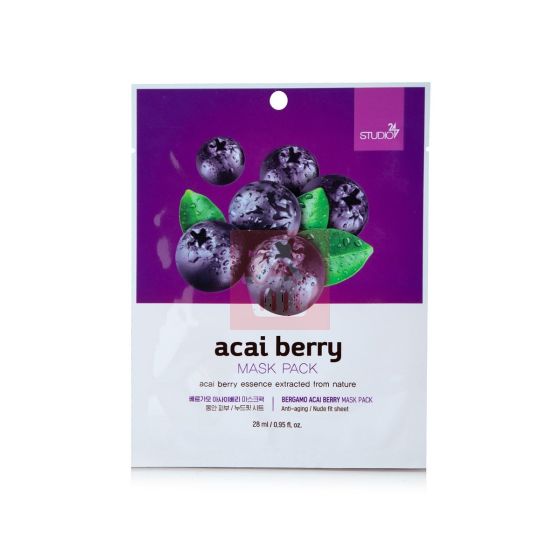 Bergamo Acai Berry Face Mask Pack - 28ml