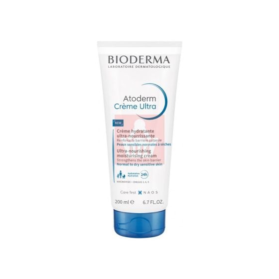 Bioderma Atoderm Creme Ultra-Nourishing Moisturising Cream For Normal To Dry Sensitive Skin 200ml