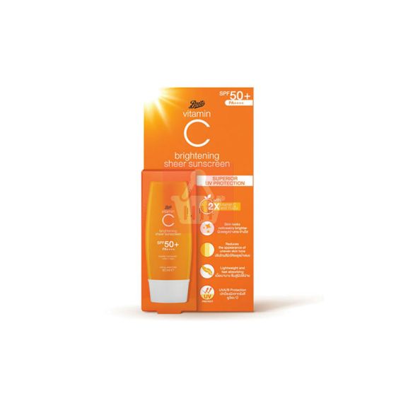 Boots Vitamin C Brightening Sheer Sunscreen SPF50+ PA+ 30 ml