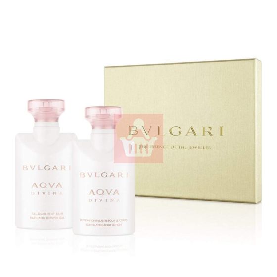 Bvlgari The Essence of The Jeweller Aqva Divina Gift Set (40ml Shower Gel + 40ml Body Lotion)