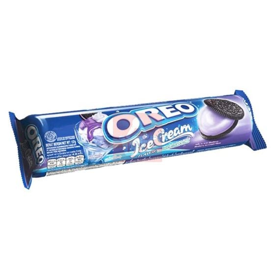 Cadbury Oreo Ice Cream Blueberry Creme Biscuit 133gm