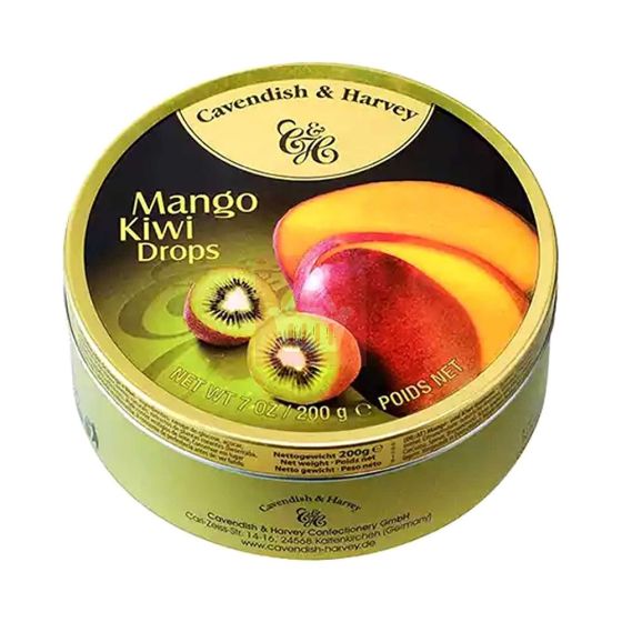 Cavendish and Harvey Mango Kiwi Drops Candy - 200gm