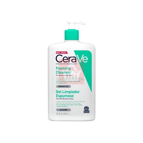 CeraVe Foaming Cleanser Normal to Oily Skin 1 Litre