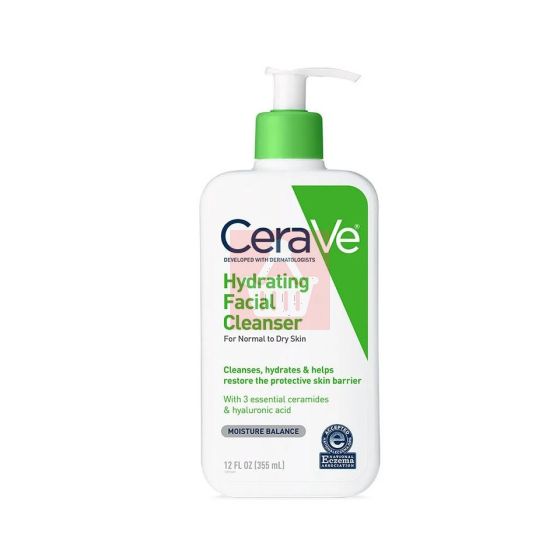 Cerave Hydrating Facial Cleanser For Normal To Dry Skin 355ml