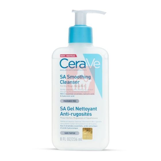 Cerave SA Smoothing Cleanser for Dry Rough and Bumpy Skin 236ml