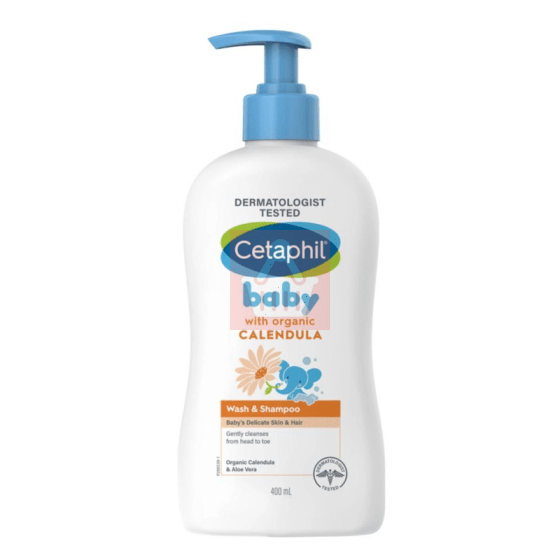 Cetaphil Baby Calendula Wash & Shampoo 400ml