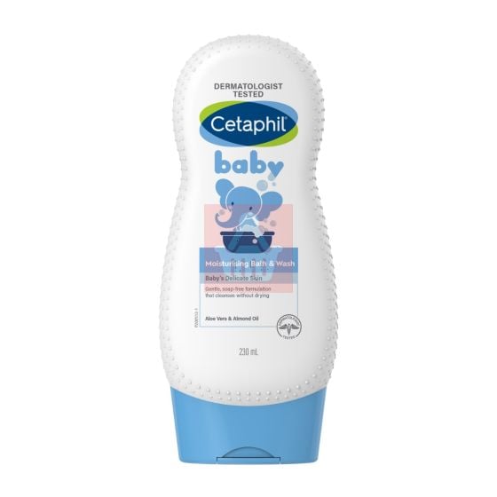 Cetaphil Baby Moisturising Bath & Wash for Baby's Delicate Skin 230ml