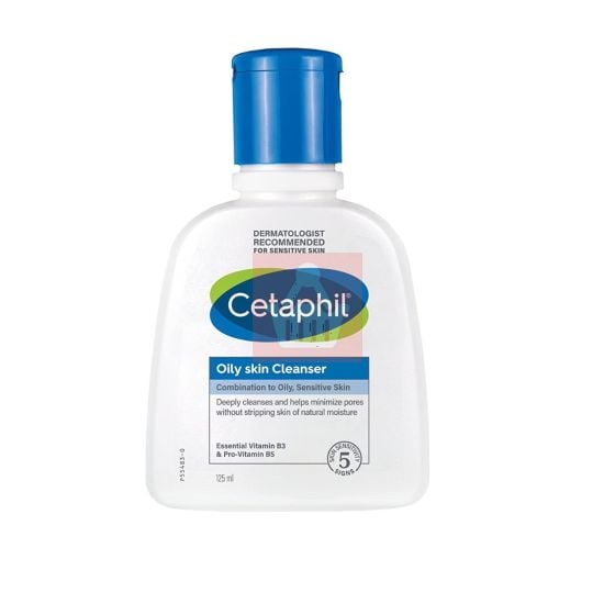 Cetaphil Oily Skin Cleanser For Combination to Oily, Sensitive Skin 125ml