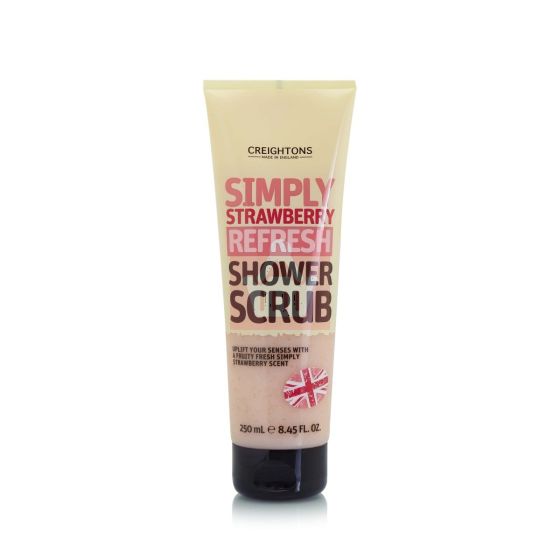 Creightons Simply Strawberry Refresh Shower Scrub - 250ml