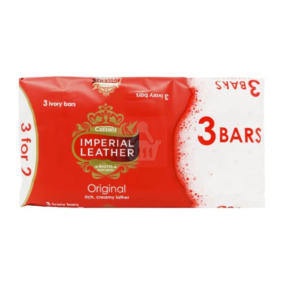 Cussons Imperial Leather Original Soap Bundle Pack Contains 3 Ivory Bars ( 3X100g)