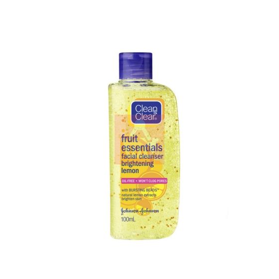 Clean & Clear Fruit Essentials Facial Cleanser Brightening Lemon - 100ml