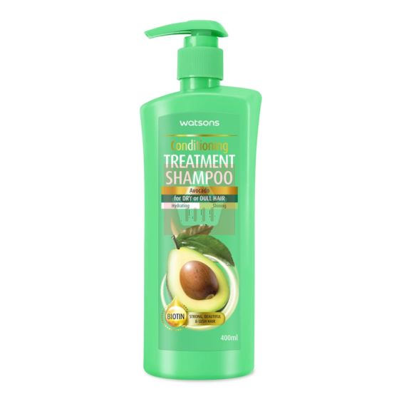Watsons Avocado Conditioning Treatment Shampoo For Dry Dull Hair 400ml