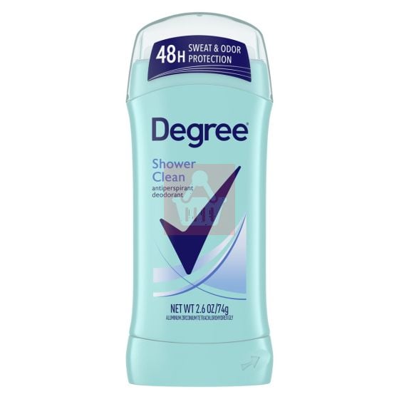 Degree Shower Clean Antiperspirant Deodorant Stick - 74gm