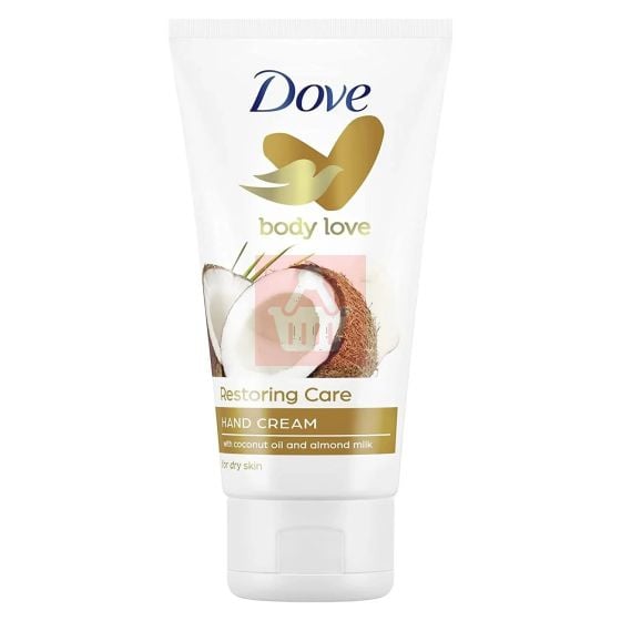 Dove Body Love Restoring Care Hand Cream With Coconut oil & Almond Milk 75ml
