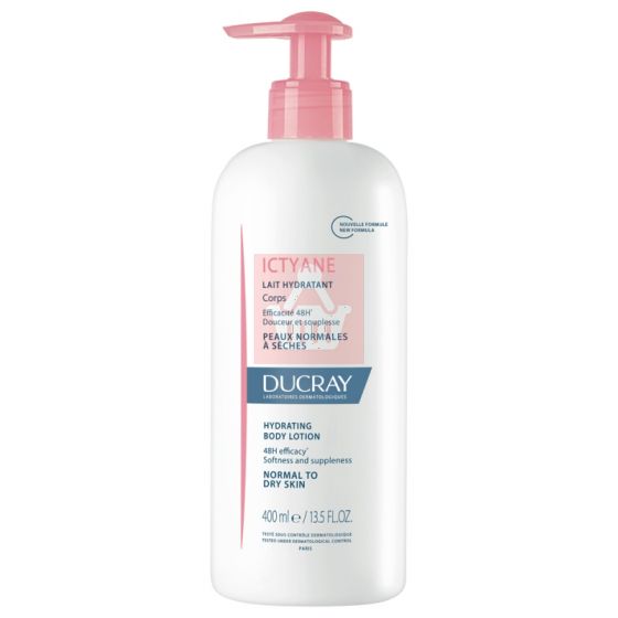 Ducray Ictyane Hydrating Body Lotion Normal to Dry Skin 400ml