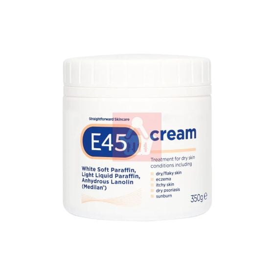 E45 Moisturising Cream for Dry Skin & Eczema - 350g