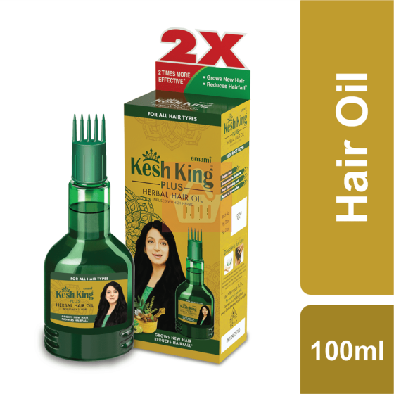 Emami - Kesh King Plus Herbal Hair Oil - 100ml