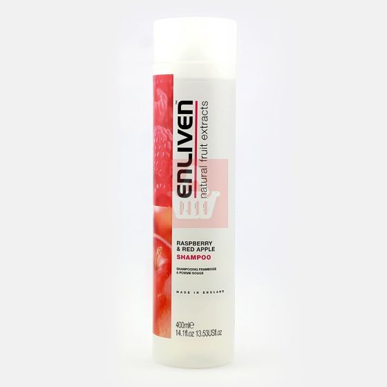 Enliven Natural Fruit Extracts Raspberry & Red Apple Shampoo - 400ml