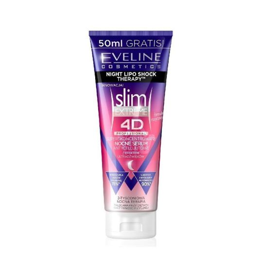 Eveline Slim Extreme 4D Professional Night Lipo Shock Therapy Super Concentrated Anti-Cellulite Night Serum - 250ml