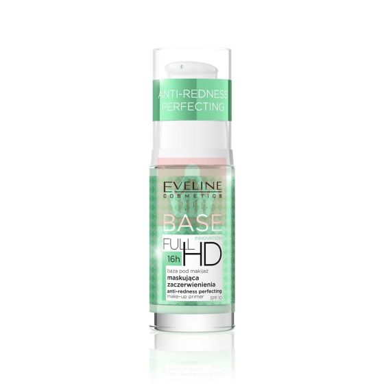 Eveline - Base Full HD Anti Redness Perfection Makeup Primer with SPF10